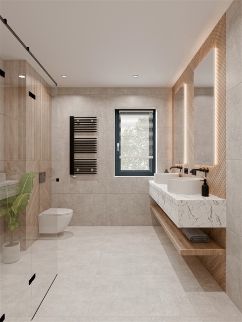 Projekt Domu 52 m2 "WŁASNY KĄT " - Pompą ciepła