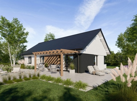 Projekt Domu 80 m2 "NASZ DOM "- Pompa ciepła
