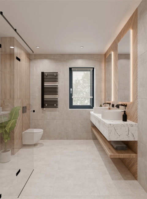 Projekt Domu 80 m2 "NASZ DOM "- Pompa ciepła